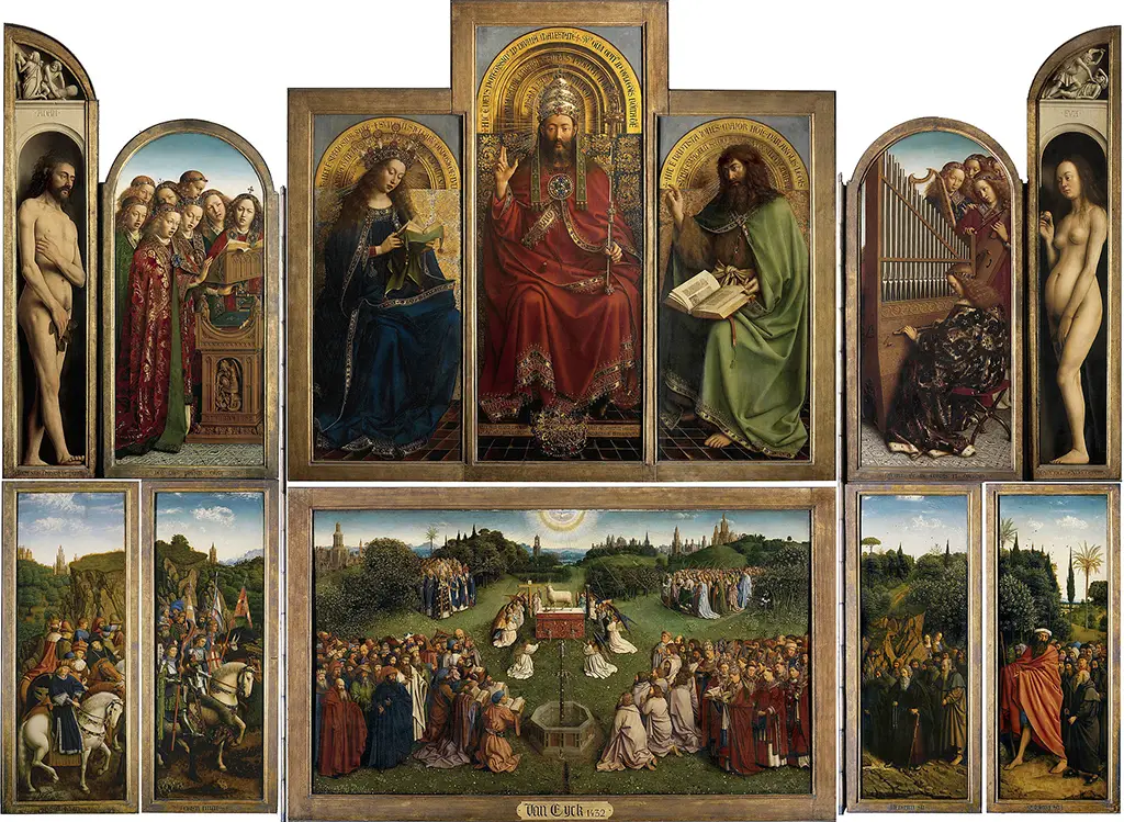 The Ghent Altarpiece in Detail Jan van Eyck
